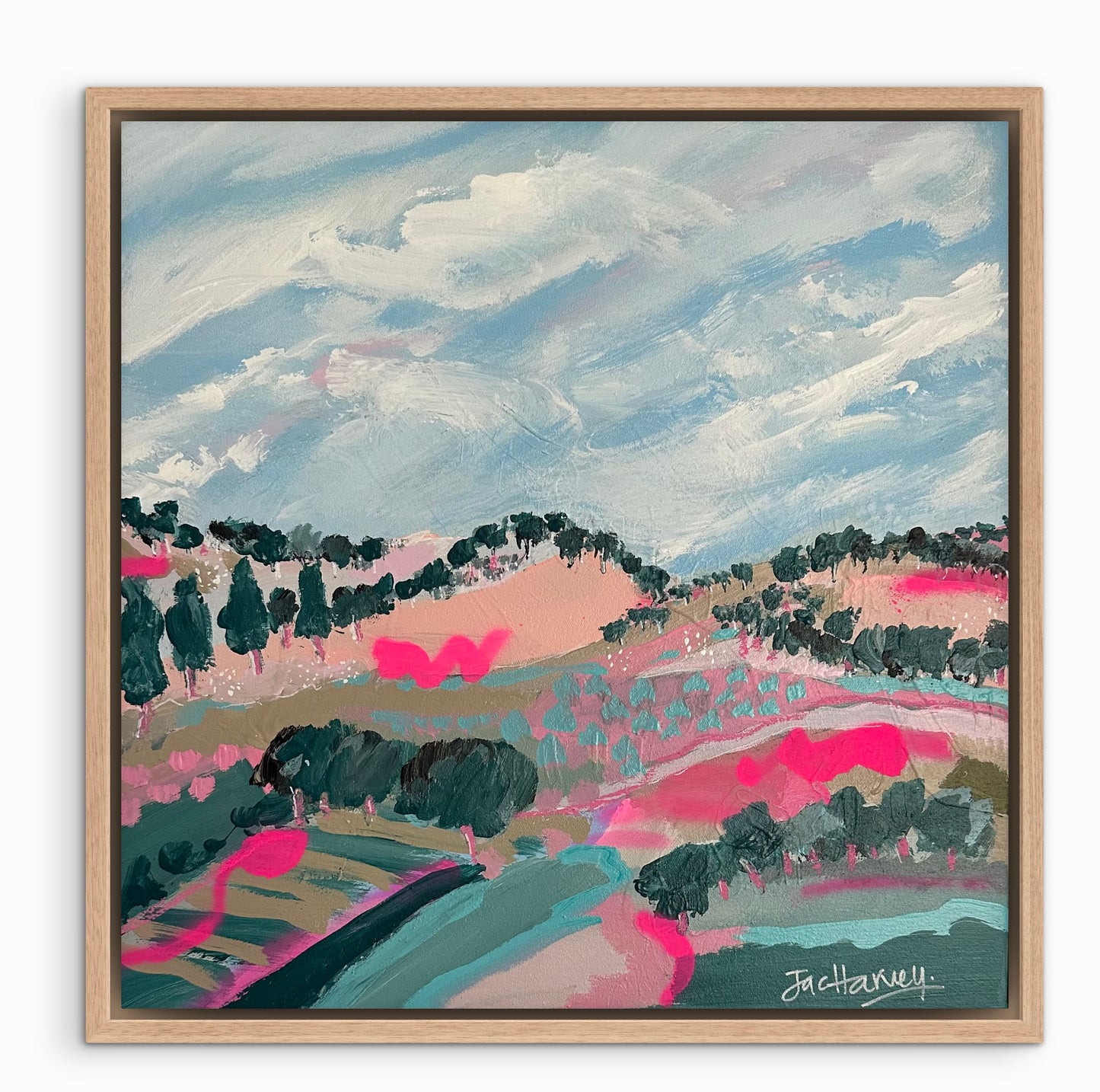 HILLS IN NEON