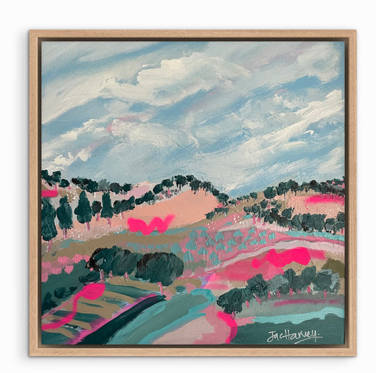 HILLS IN NEON